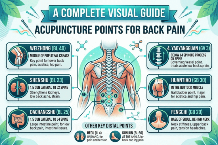 Acupuncture Points for Back Pain: A Complete Visual Guide