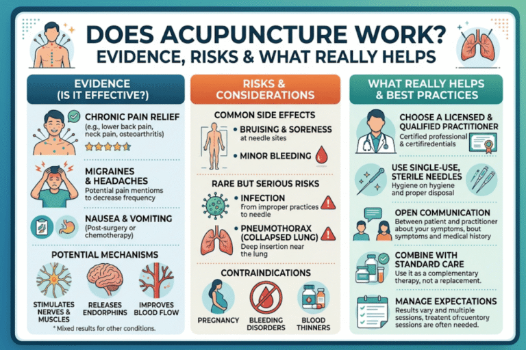 Does Acupuncture Work? Evidence, Risks & What Really Helps