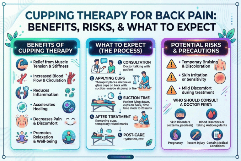 Cupping Therapy for Back Pain: Benefits, Risks, and What to Expect