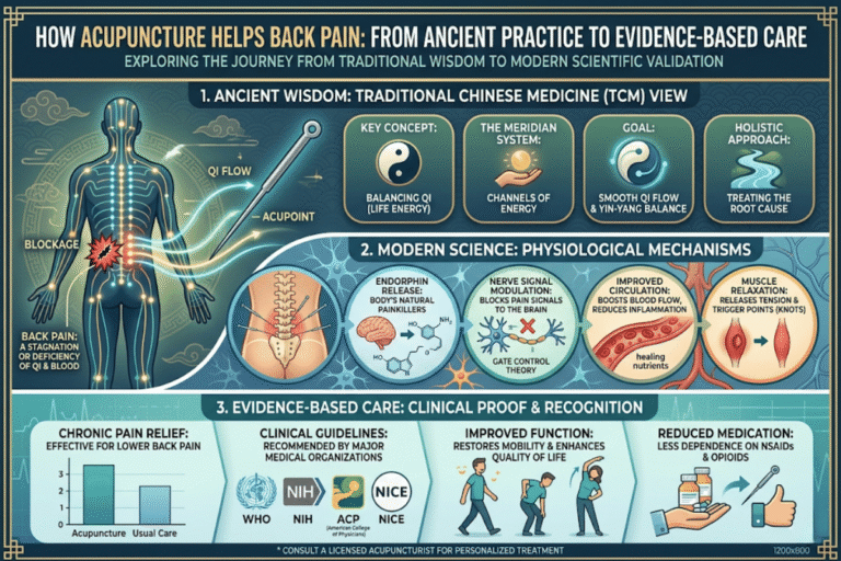 How Acupuncture Helps Back Pain: From Ancient Practice to Evidence-Based Care
