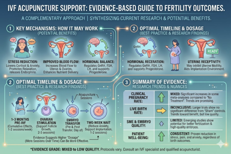 IVF Acupuncture Support: Evidence-Based Guide to Fertility Outcomes