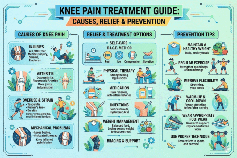 Knee Pain Treatment: Causes, Relief & Prevention Guide