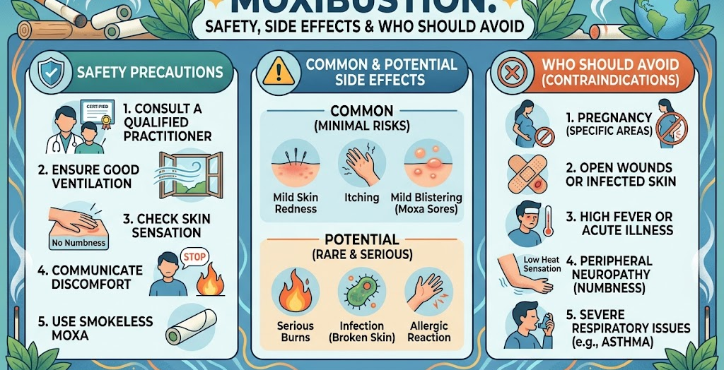 Safety, Side Effects & Who Should Avoid Moxibustion