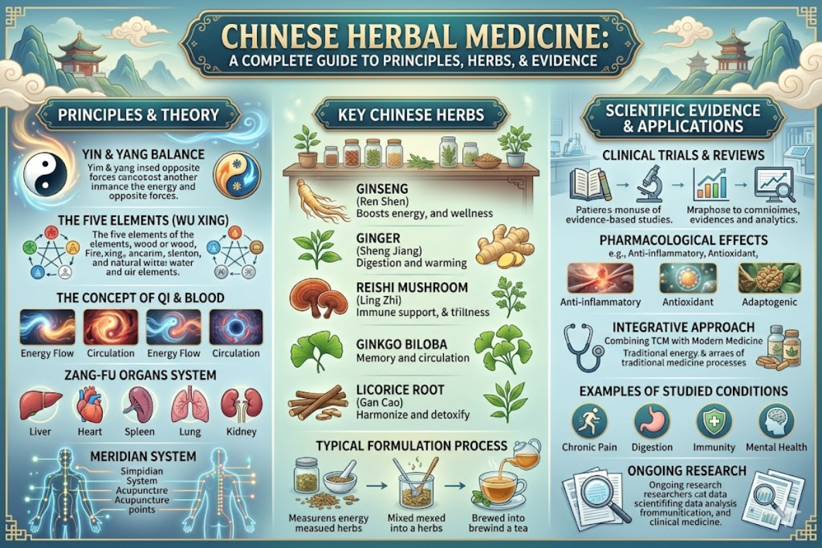 Chinese Herbal Medicine A Complete Guide to Principles, Herbs, and Evidence