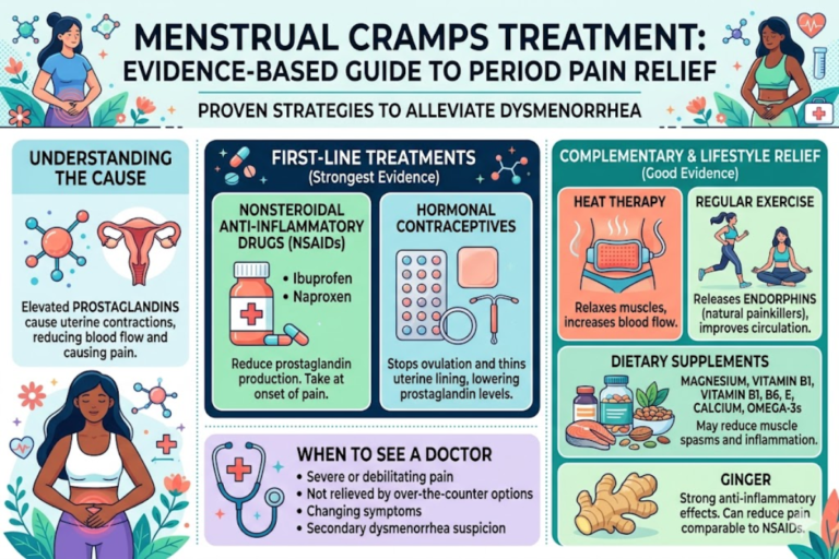Menstrual Cramps Treatment Evidence-Based Guide to Period Pain Relief