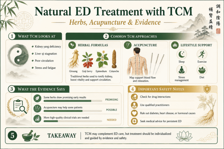 Natural ED Treatment with TCM: Herbs, Acupuncture & Evidence