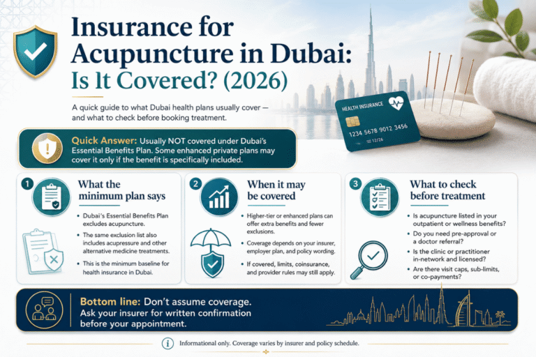 Insurance for Acupuncture in Dubai: Is It Covered? (2026)