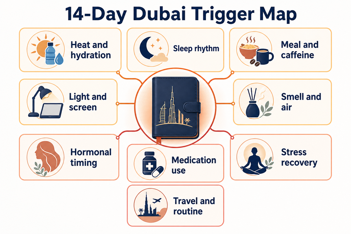 Trigger Tracking: The 14-Day Dubai Migraine Pattern Map — Tong Ren Tang Dubai