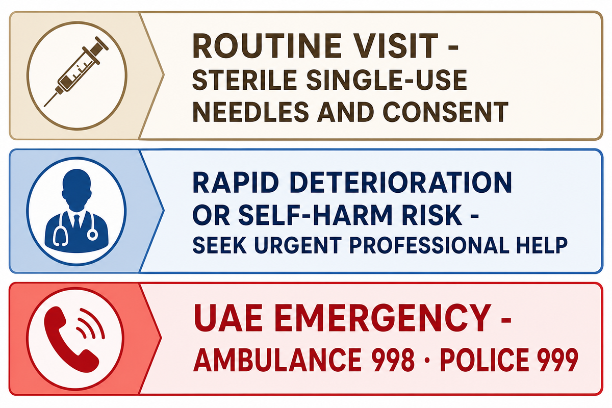 Safety, Red Flags and Urgent Help in the UAE