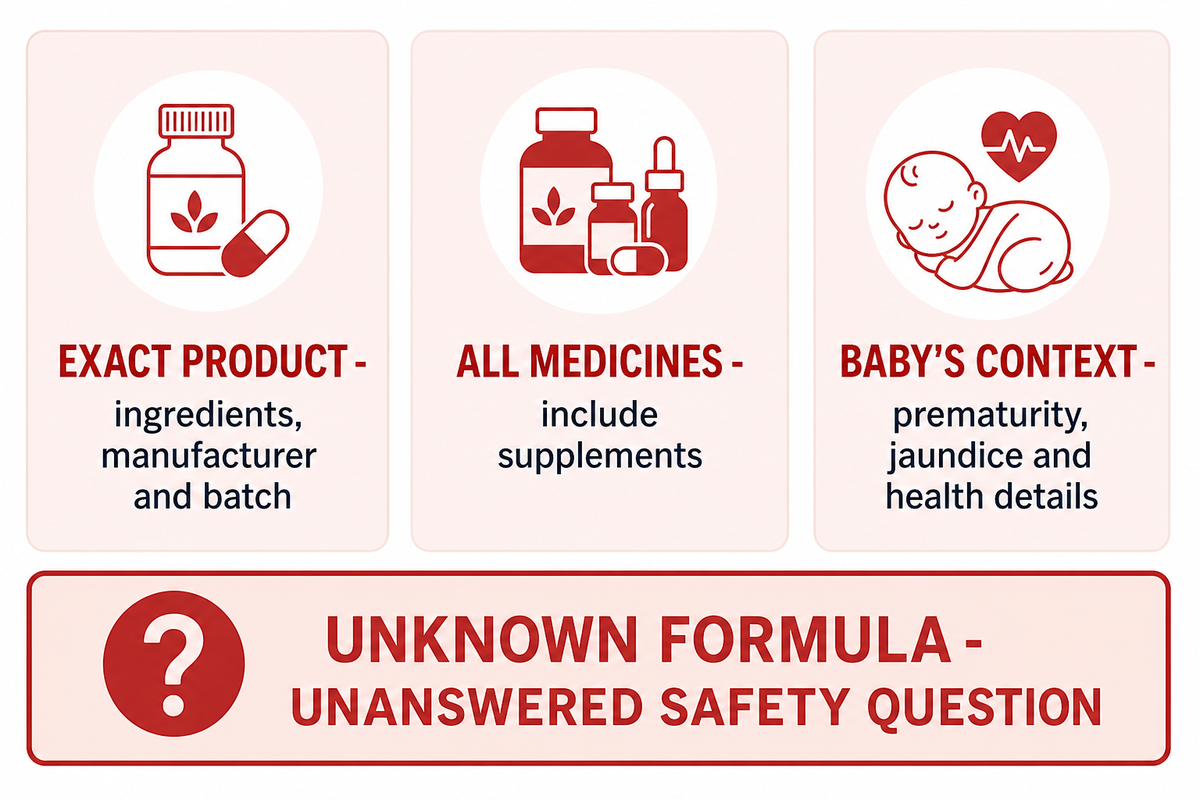 Breastfeeding and Chinese Herbs: A Formula-Specific Safety Check — Tong Ren Tang