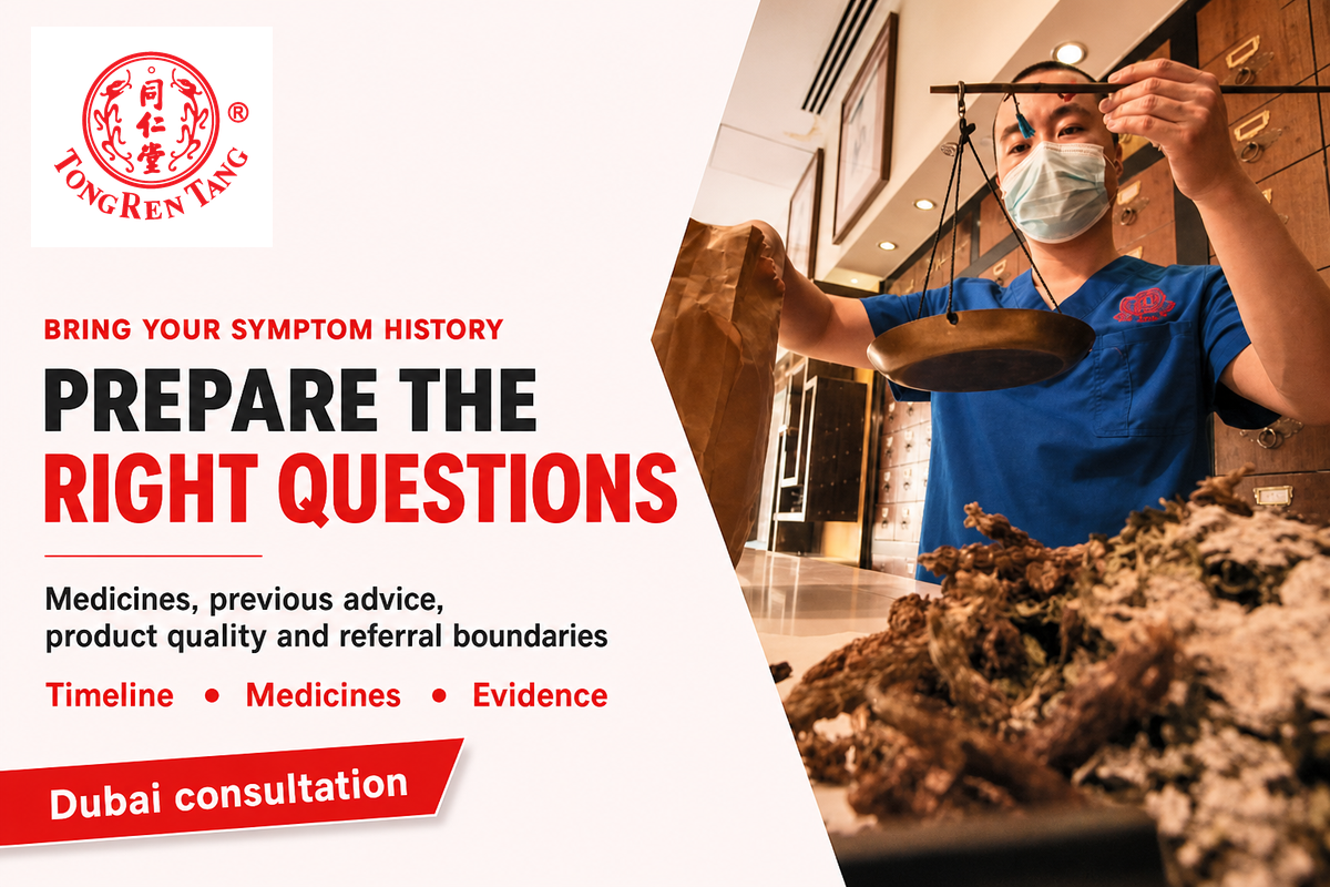 What should you ask a TCM practitioner in Dubai? — Tong Ren Tang